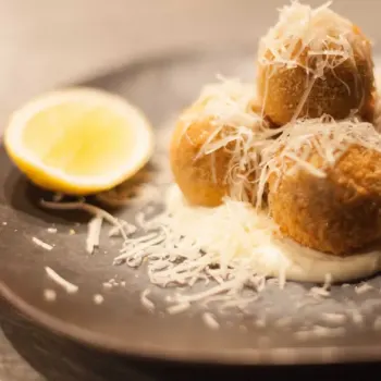 Mushroom Truffle Arancini Balls
