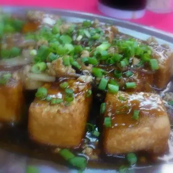 Beancurd with mince meat