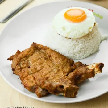 Supreme Pork Chop Rice ( RM12.10- ala carte, RM14.10- set)