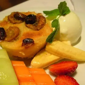 Bread and Butter Banana Pudding
