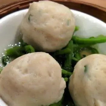 Steamed fish ball