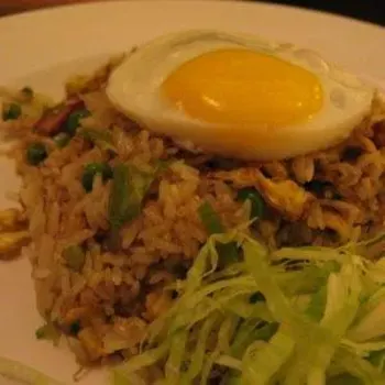 Bacon Fry Rice with egg