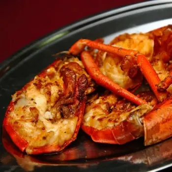Grilled Spiny Lobsters