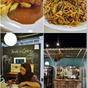 Grilled Chicken Chop with Brown Sauce and Mee Mamak