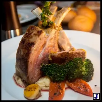 The Herb-Crusted Roasted Rack of Lamb