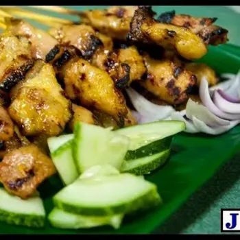 Popular pork satay