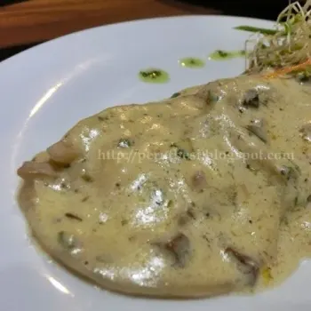 Homemade Chicken and Mushroom Ravioli 