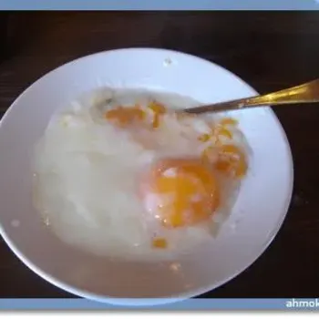 Half boiled eggs