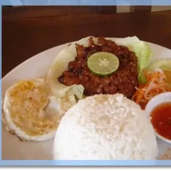 Chicken chop rice