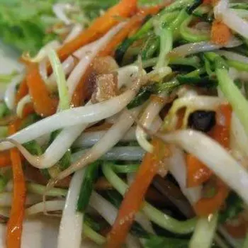 Salted Fish Fried Bean Sprout