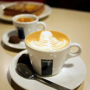 Espresso (Rm4.50). Cappuccino (Rm6.50)
