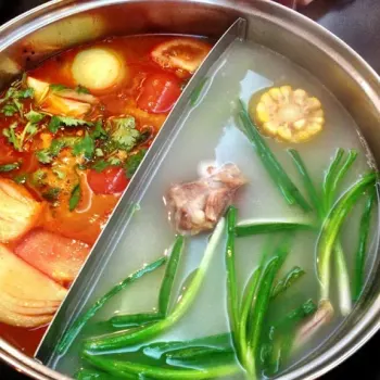 Signature Pork Bone Broth & Tom Yam