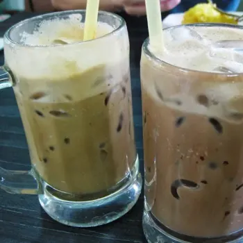 Iced Milo with Green Coffee