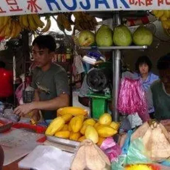 Ice Kacang and Rojak Stall