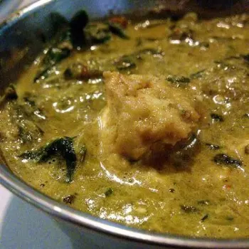 Palak Paneer (Spinach with Cream Cheese)