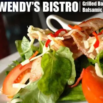 Grilled Bacon Salad with Balsamic Vinegar Dressing