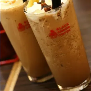 Honey Banana Coffee and Black Hazelnut Shake