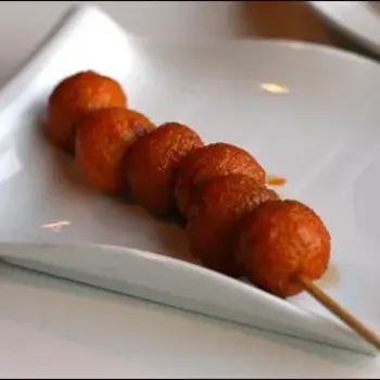 Curry fish balls