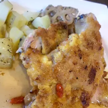 Chicken Piccata with Boxthorne Fruit