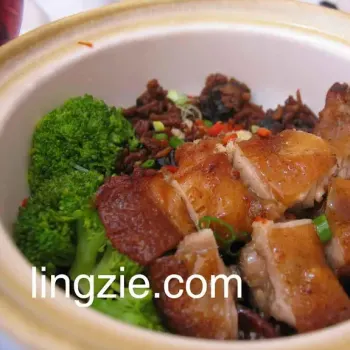 Claypot Salted Fish Chicken Rice