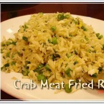 Crab meat fried rice
