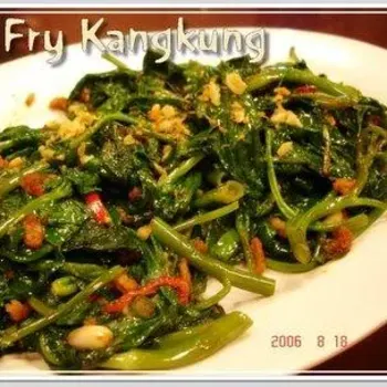 Stir fry kangkung