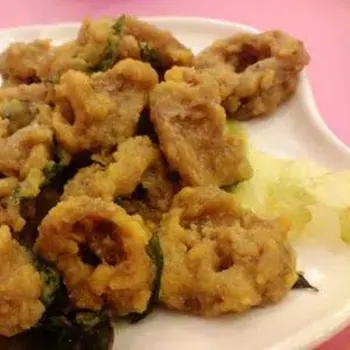 Squid with Salted Egg