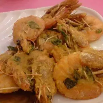 Salted Egg Prawns