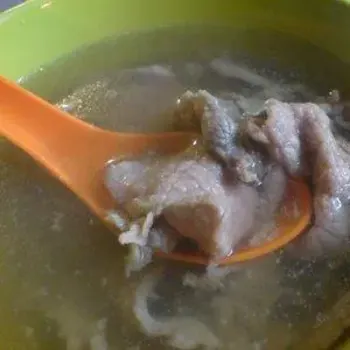 beef slices soup