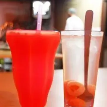 Bandung and Lychee Drink