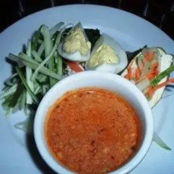 Malay style egg salad