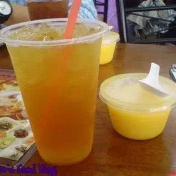 Drinks and Egg Pudding