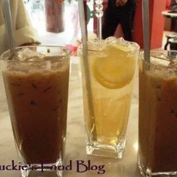 Iced Coffee and Honey Lemon