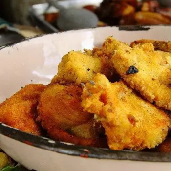 Deep fried fish