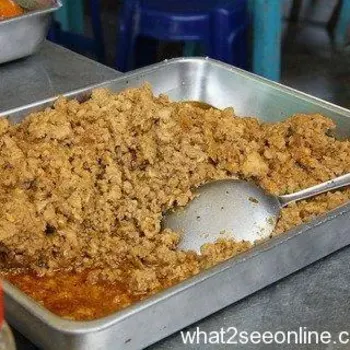 Minced pork