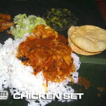 Chicken Banana Leaf Rice