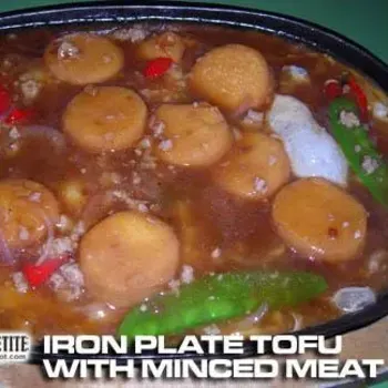 Iron Plate Tofu with Minced Pork