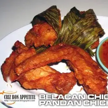 Belacan Chicken Wings and Pandan Chicken