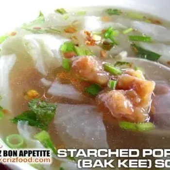 Starched Pork with Cabbage Soup