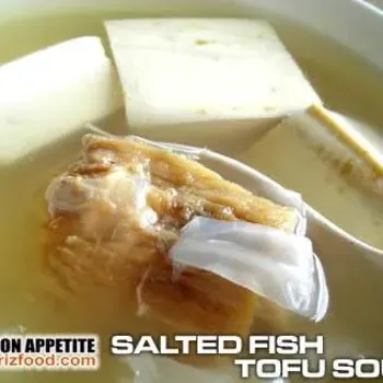 Salted Fish Tofu Soup