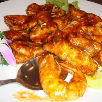 Fried River Prawn With Soya Sauce