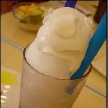 Red Bean Cooler with Coconut and Cream