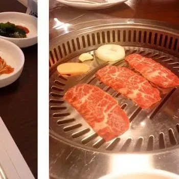 Banchan and BBQ Meat