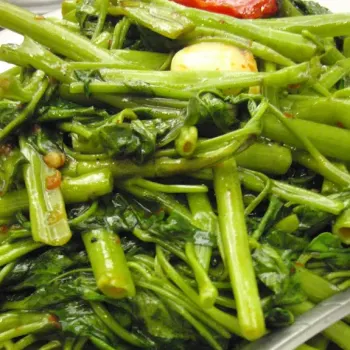Stir-fry Kangkung or Water Convolvulus