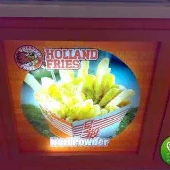 Light box shows different combination of sauces