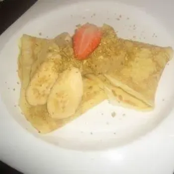Caramel Banana Crepe