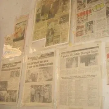 Newspaper Article About This Stall
