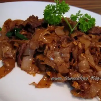 Beef Fried Kuey Tiew