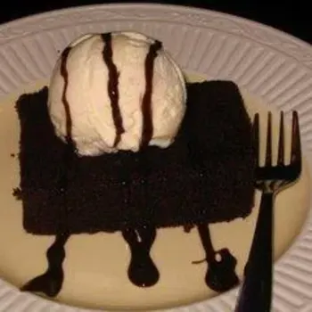 Brownie And Ice-Cream
