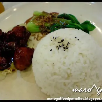 Marmite Chicken With Rice N Vege